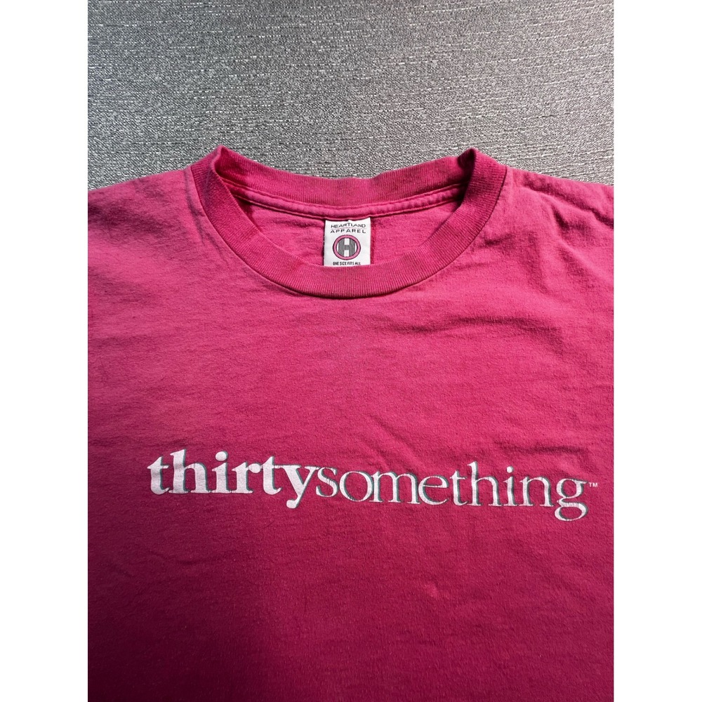 Vintage Thirtysomething TV Show Promo T-Shirt Pink Heartland Apparel One Size - Picture 2 of 8